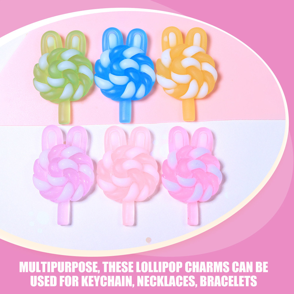 24Pcs Cute Cartoon Lollipop Ch - đánh giá và giá Resin Crafts