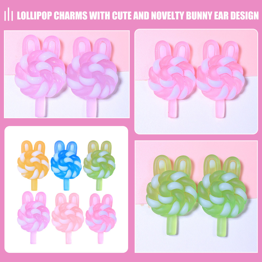 24Pcs Cute Cartoon Lollipop Ch - đánh giá và giá Resin Crafts