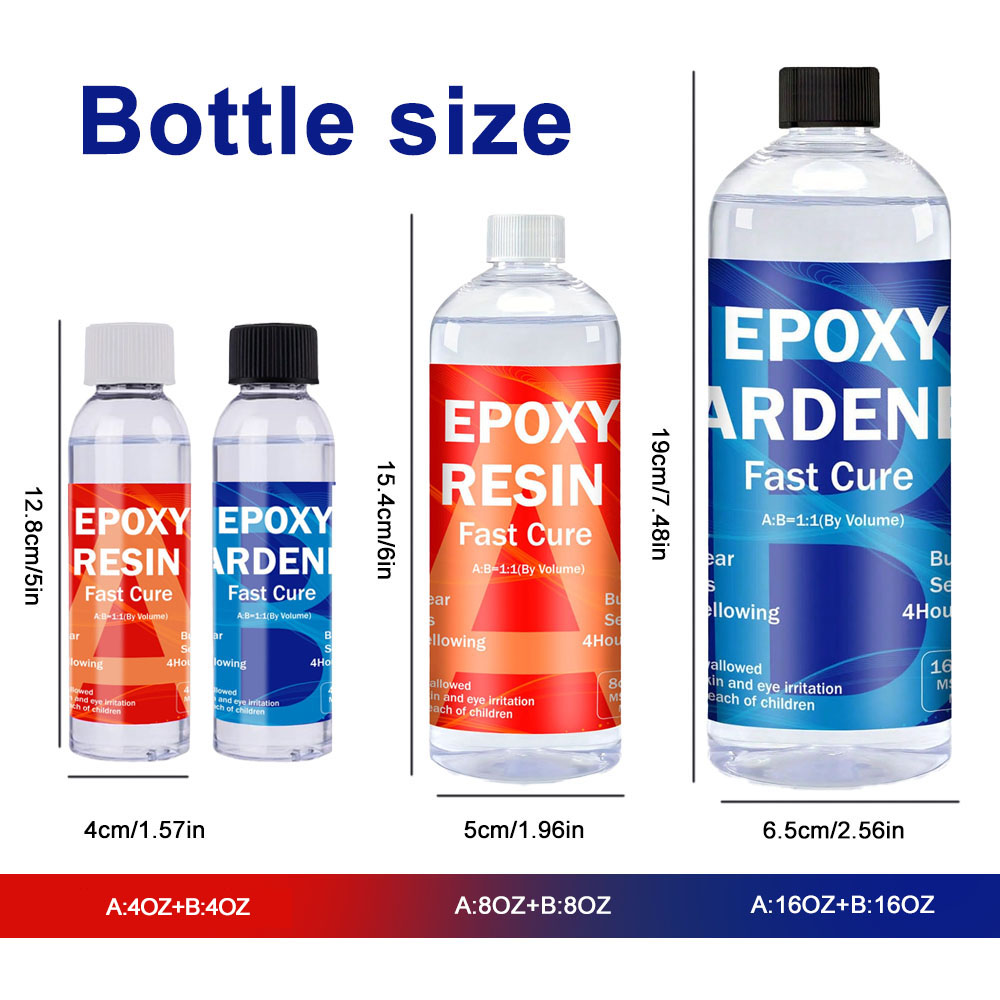 Clear Epoxy Resin Kit 8oz/16oz - đánh giá và giá Resin Jewelry Kit