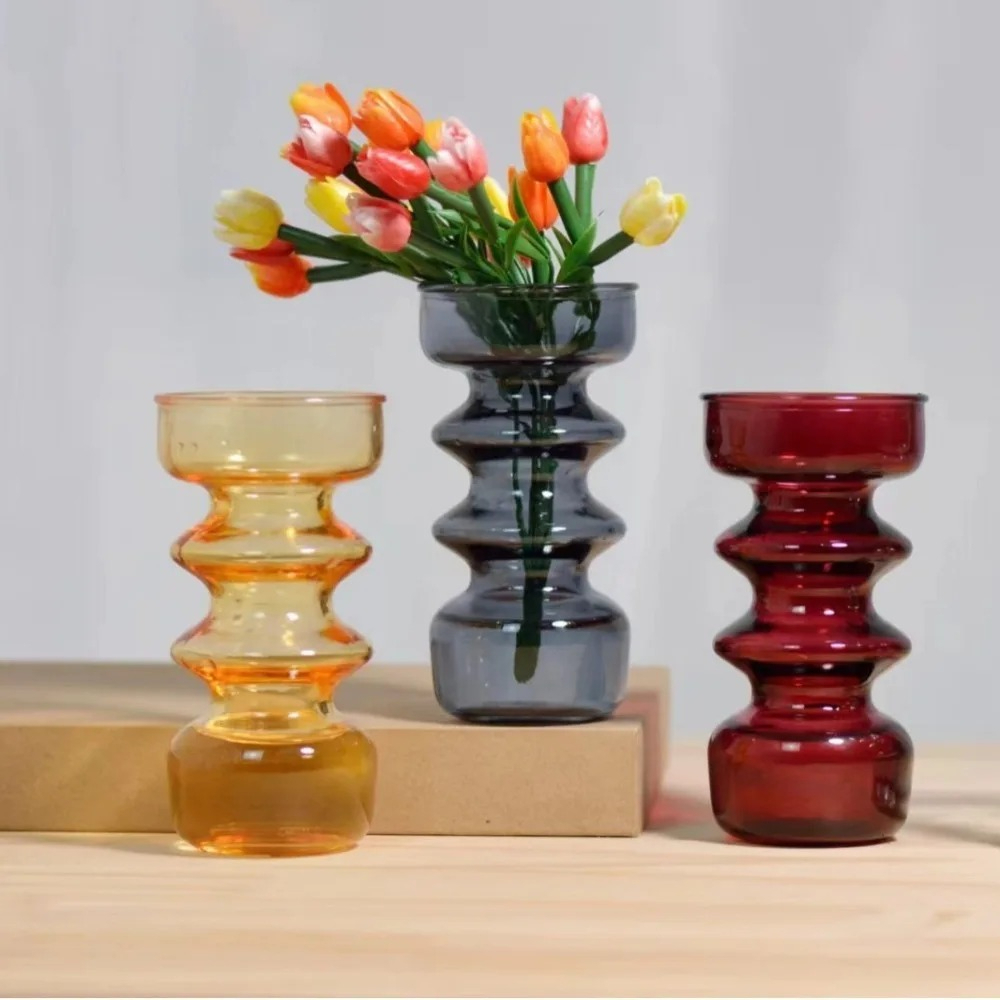 Colorful Vases Glass Ornaments - đánh giá và giá Dried Flower Bulk