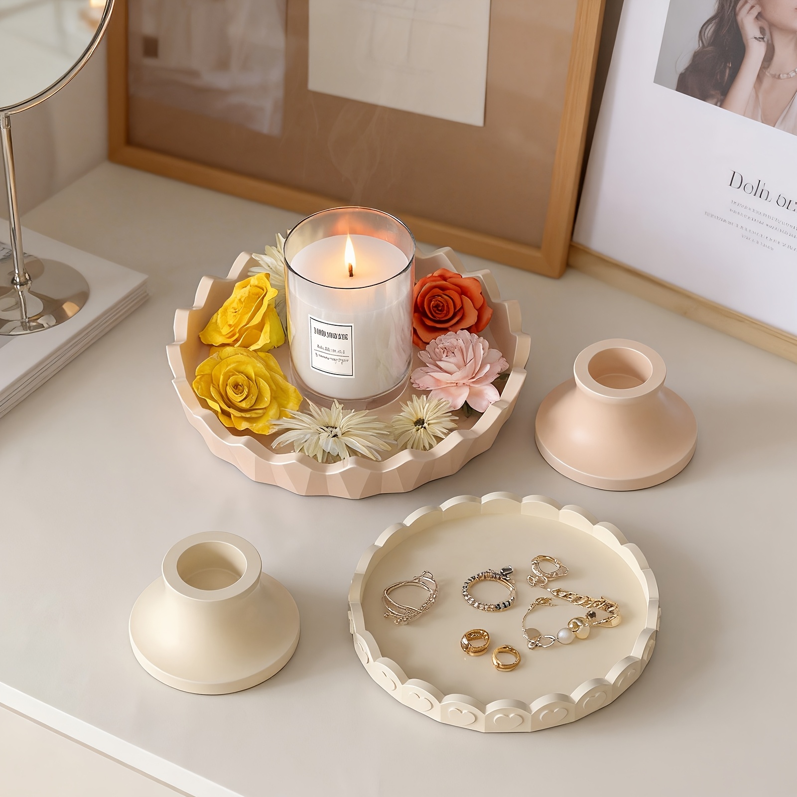 2pcs Silicone Tray Mold Set, R - đánh giá và giá Resin Craft Ideas