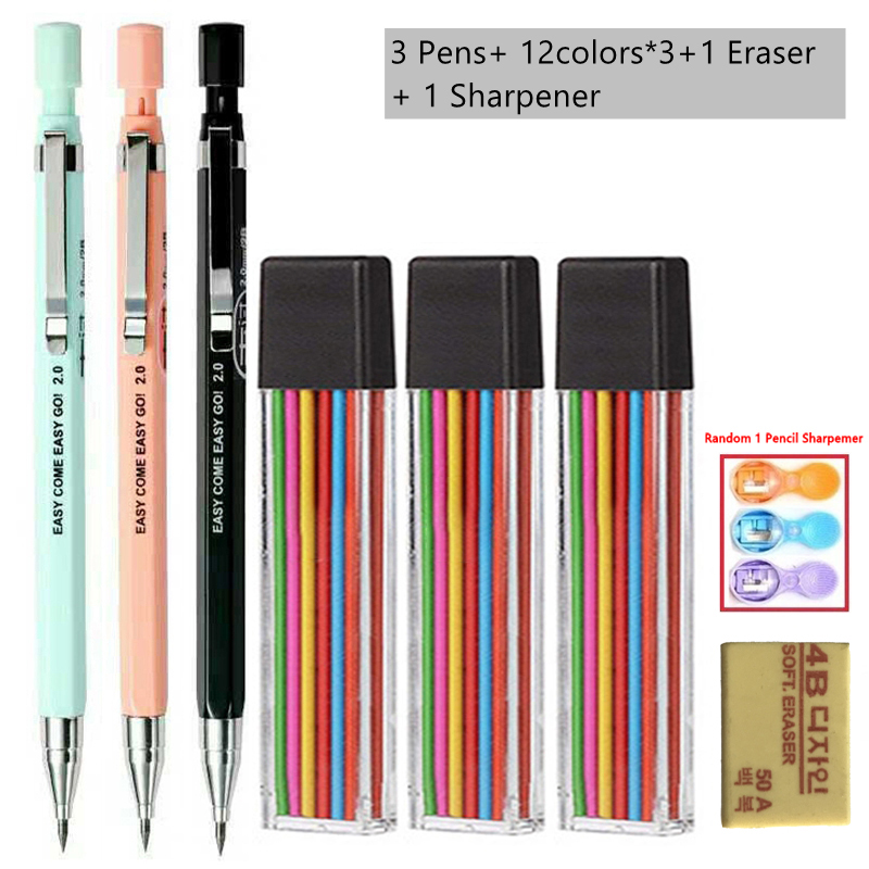 Mechanical Pencil Set 2.0mm Wi - đánh giá và giá Staedtler Pencil Lumocolor