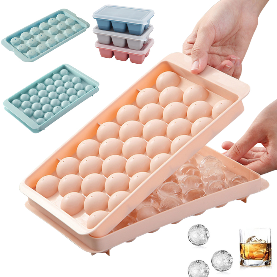 3D Round Ice Cube Tray with Li - đánh giá và giá Coaster Mold Round