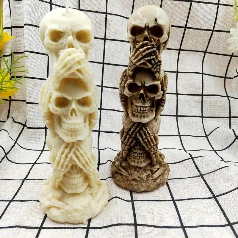 New Design 3D Skull Pumpkin Si - đánh giá và giá Resin Craft Ideas