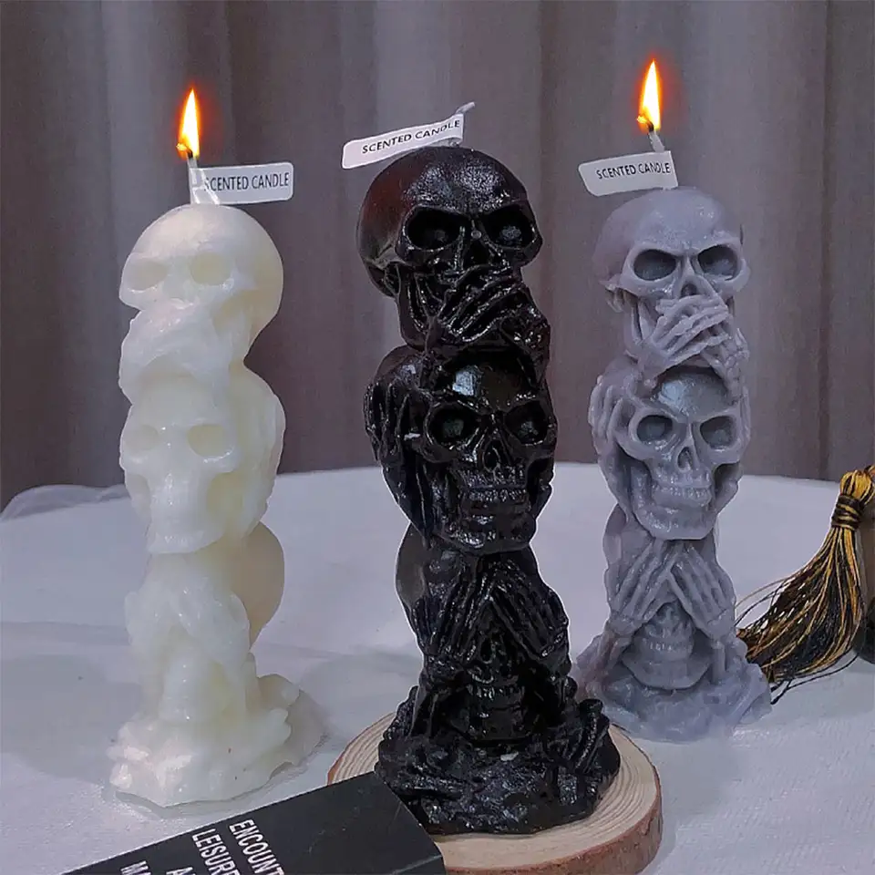 New Design 3D Skull Pumpkin Si - đánh giá và giá Resin Craft Ideas