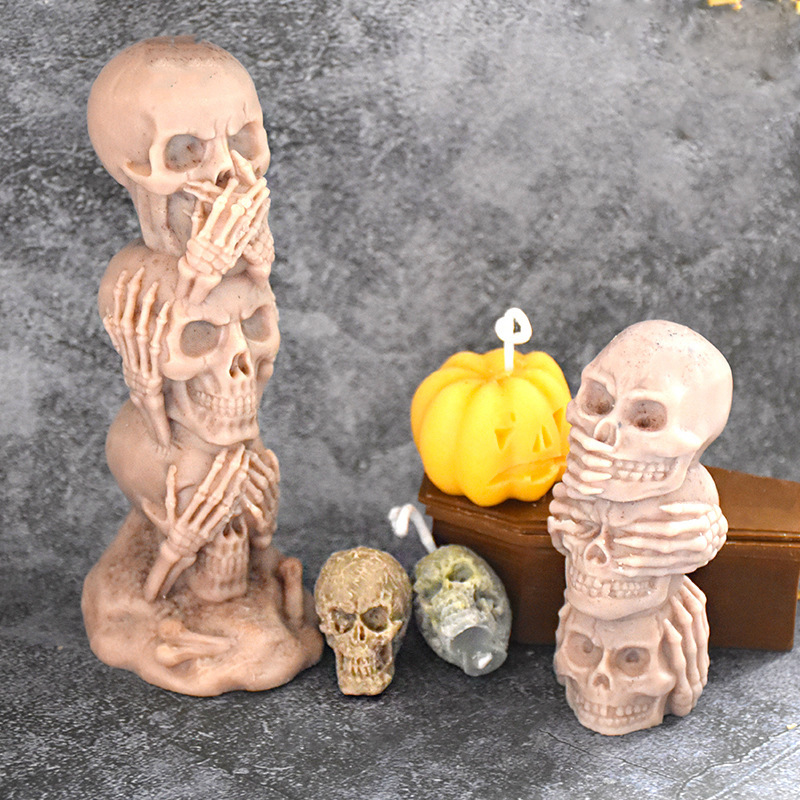 New Design 3D Skull Pumpkin Si - đánh giá và giá Resin Craft Ideas