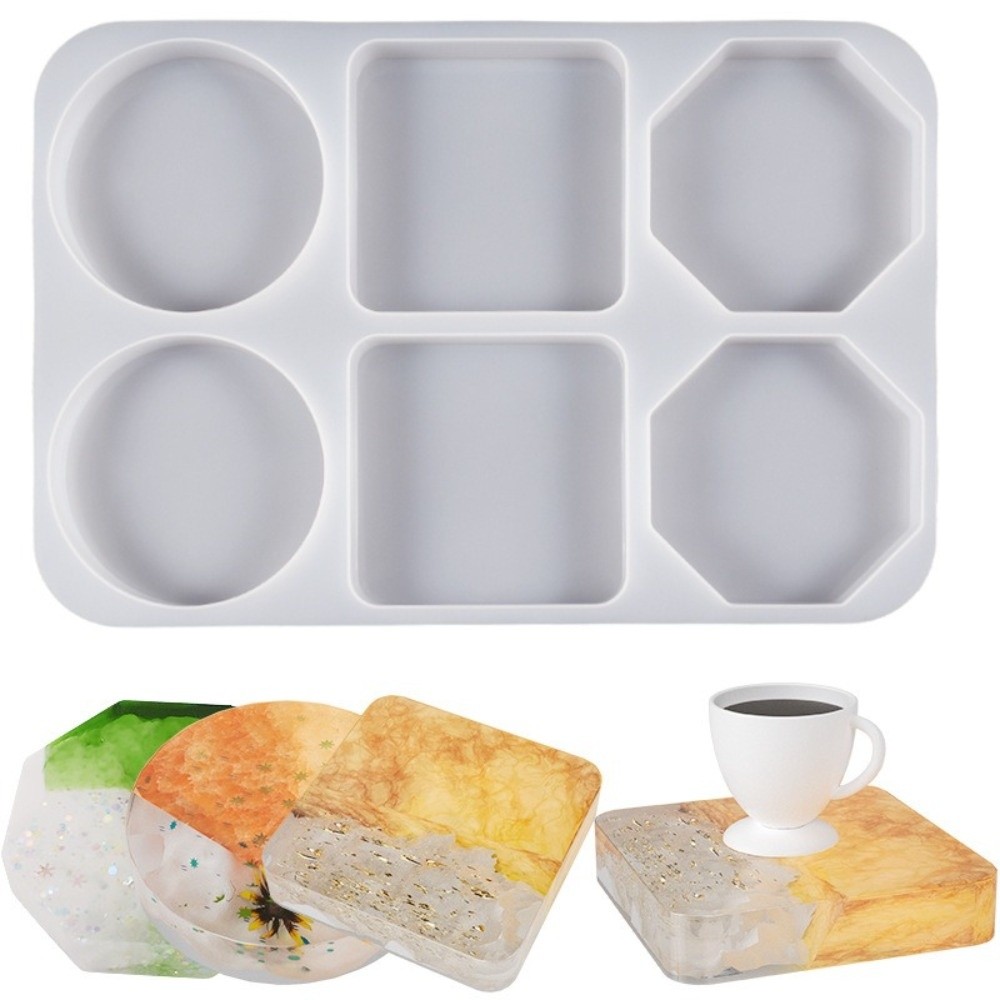 Simple Creative Coasters Silic - đánh giá và giá Coaster Mold Round