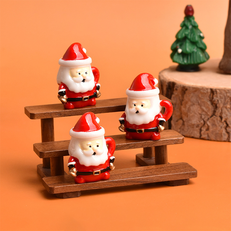 Mini Santa Teacup Ornament - R - đánh giá và giá Resin Crafts