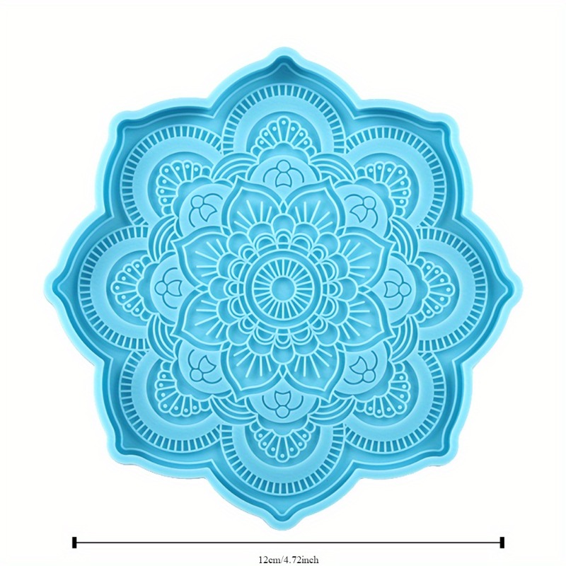 Mandala Coaster Silicone Mold  - đánh giá và giá Resin Craft Ideas