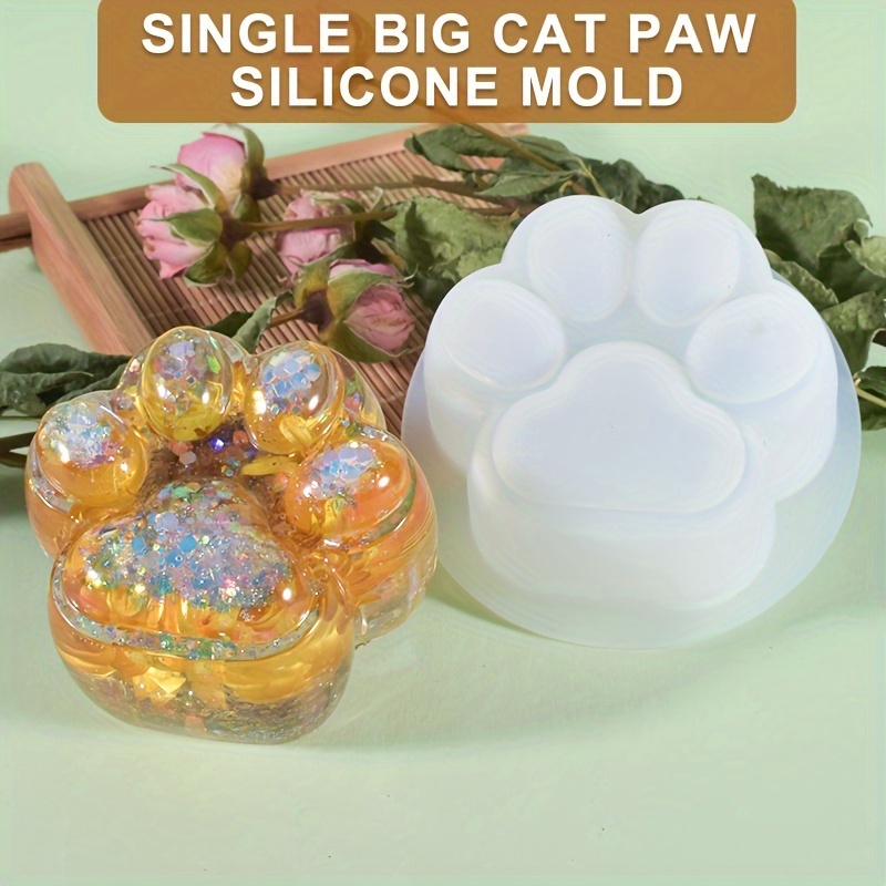 1 Large Cat Paw Silicone Mold， - đánh giá và giá Resin Craft Ideas